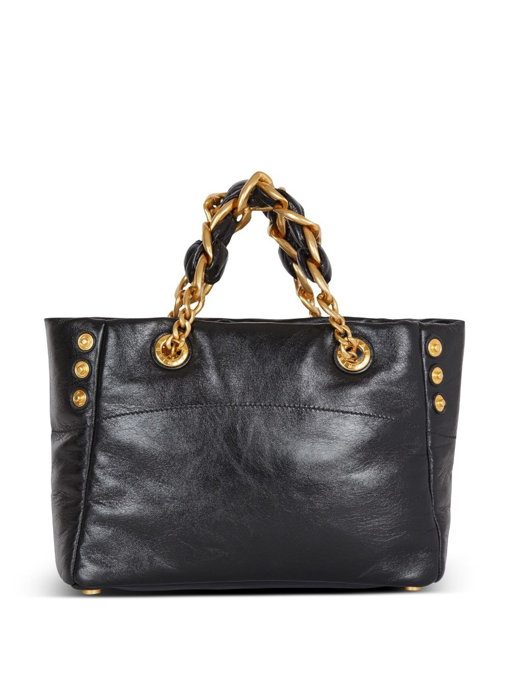 1945 leather tote bag - 4