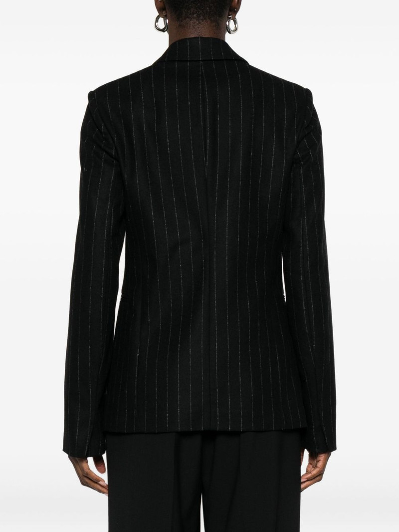 pinstripe double-breasted blazer 4