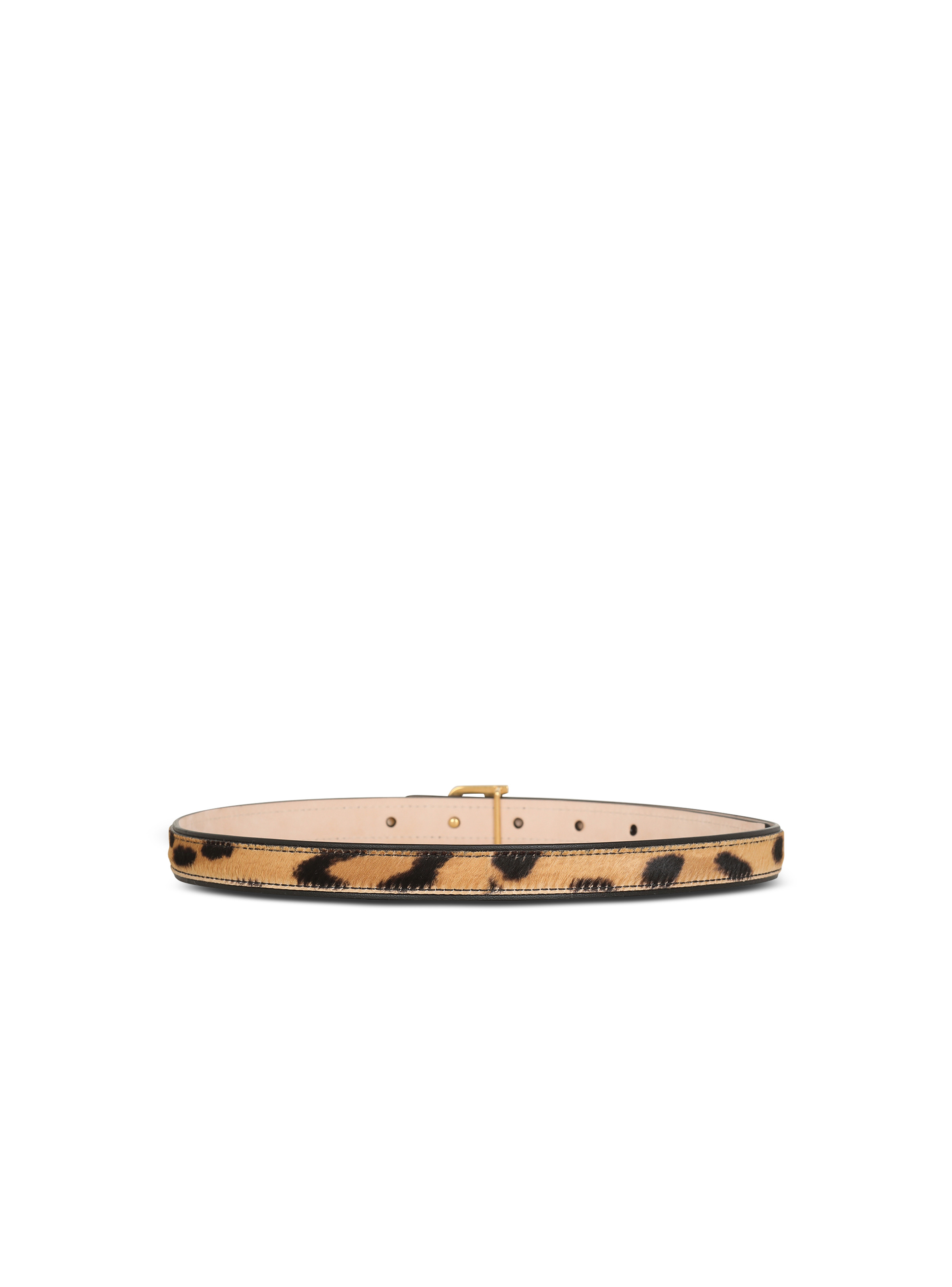 B-Belt in leopard print leather - 3