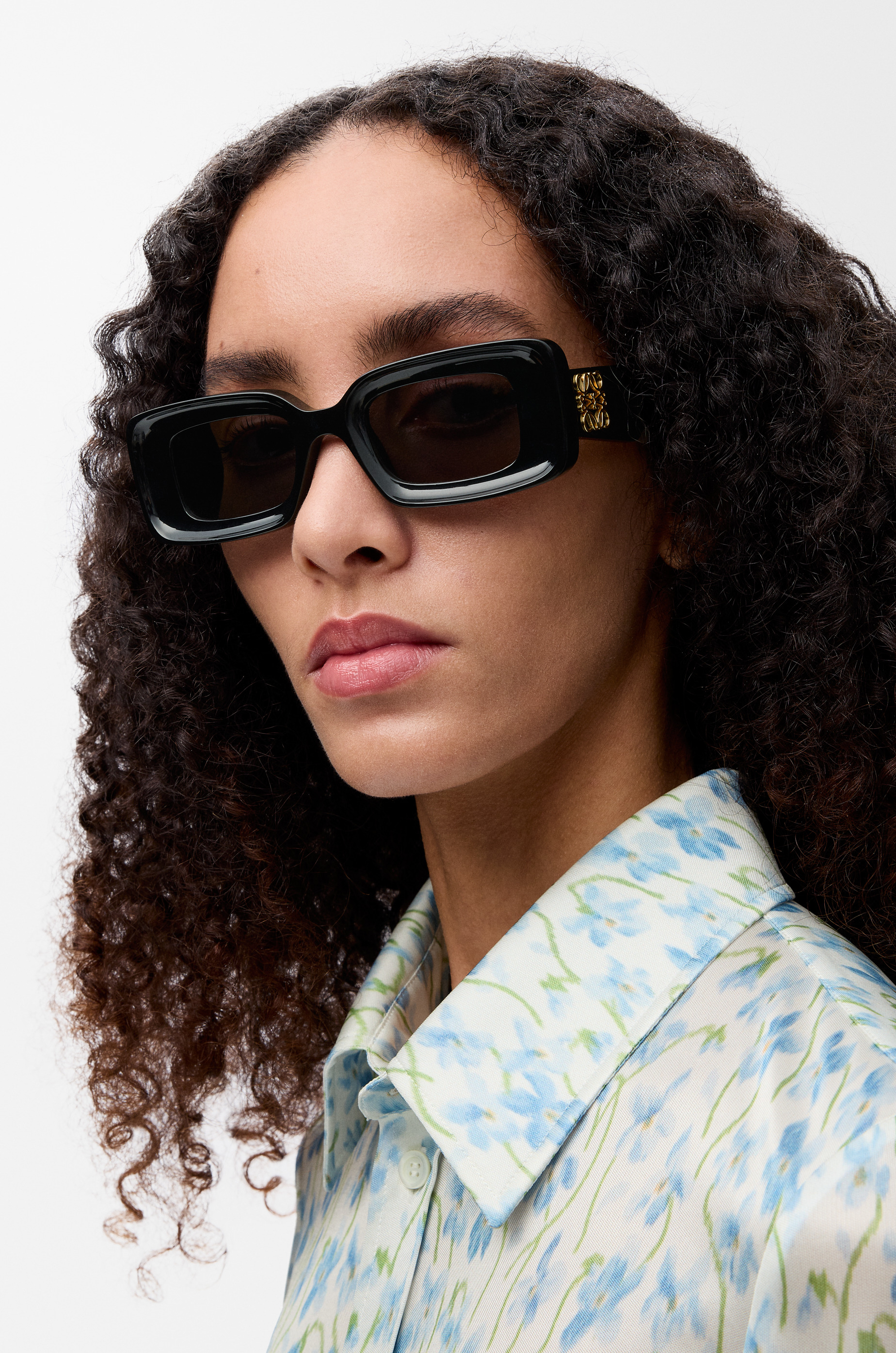 Rectangular sunglasses in acetate - 3