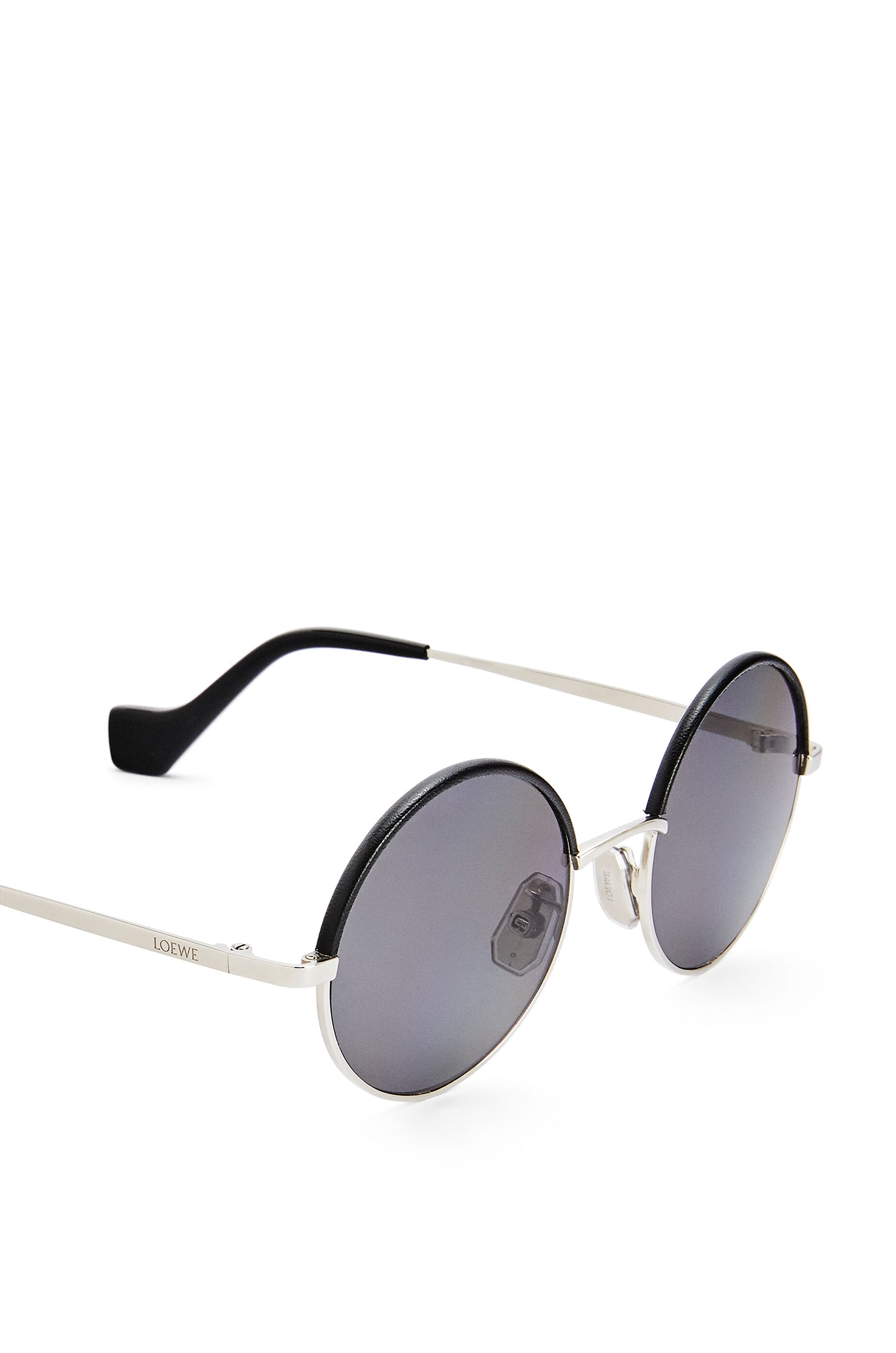 Small round sunglasses in metal - 4