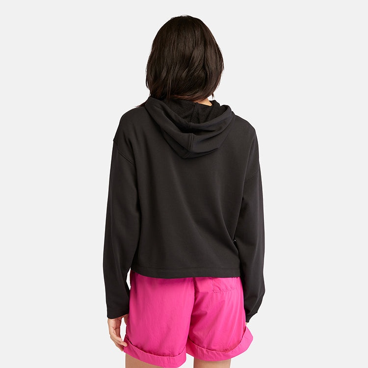 (WMNS) Timberland Brand hoodie 'Black' A6AZ2-001 - 3