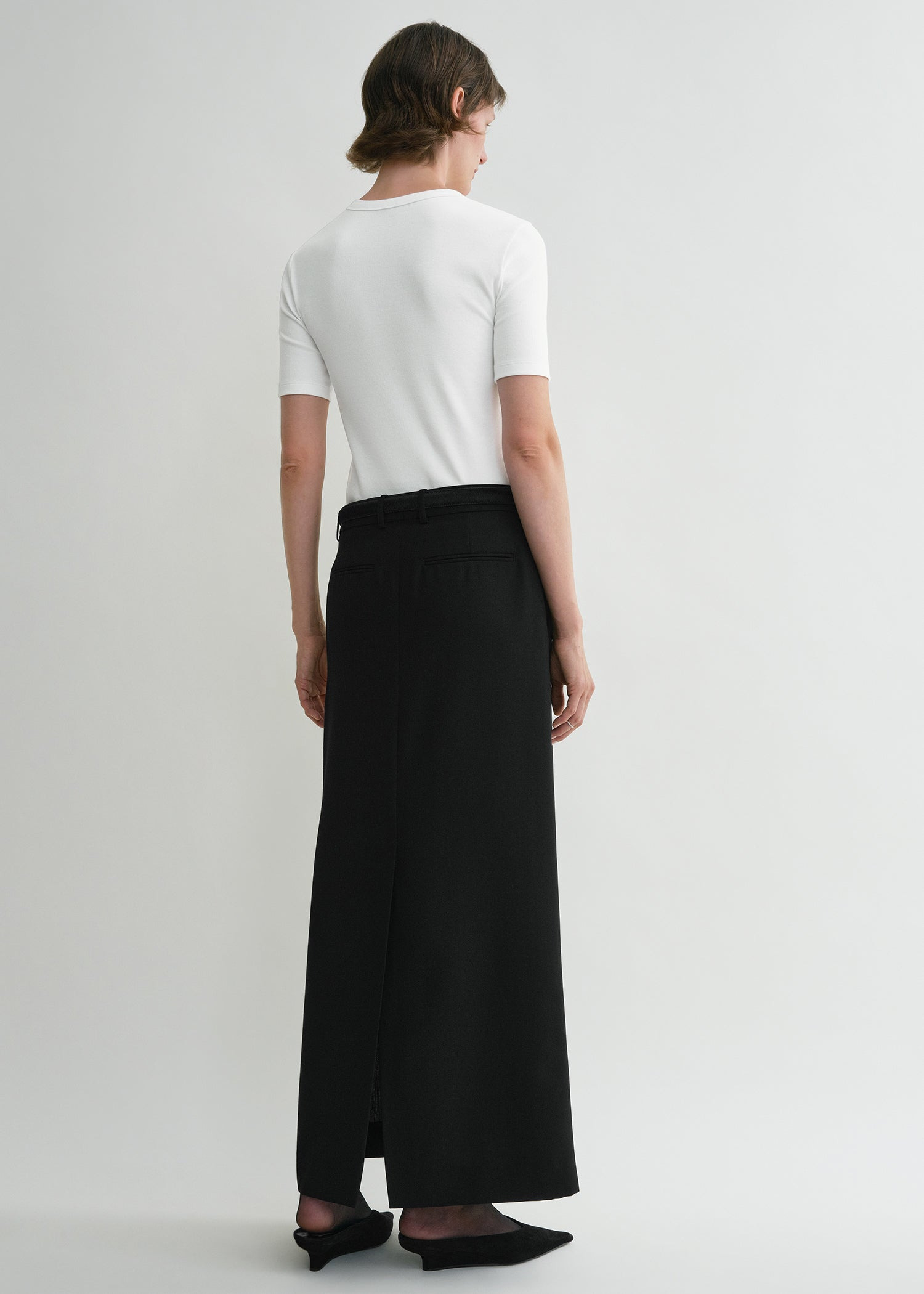 Classic rib tee white - 4