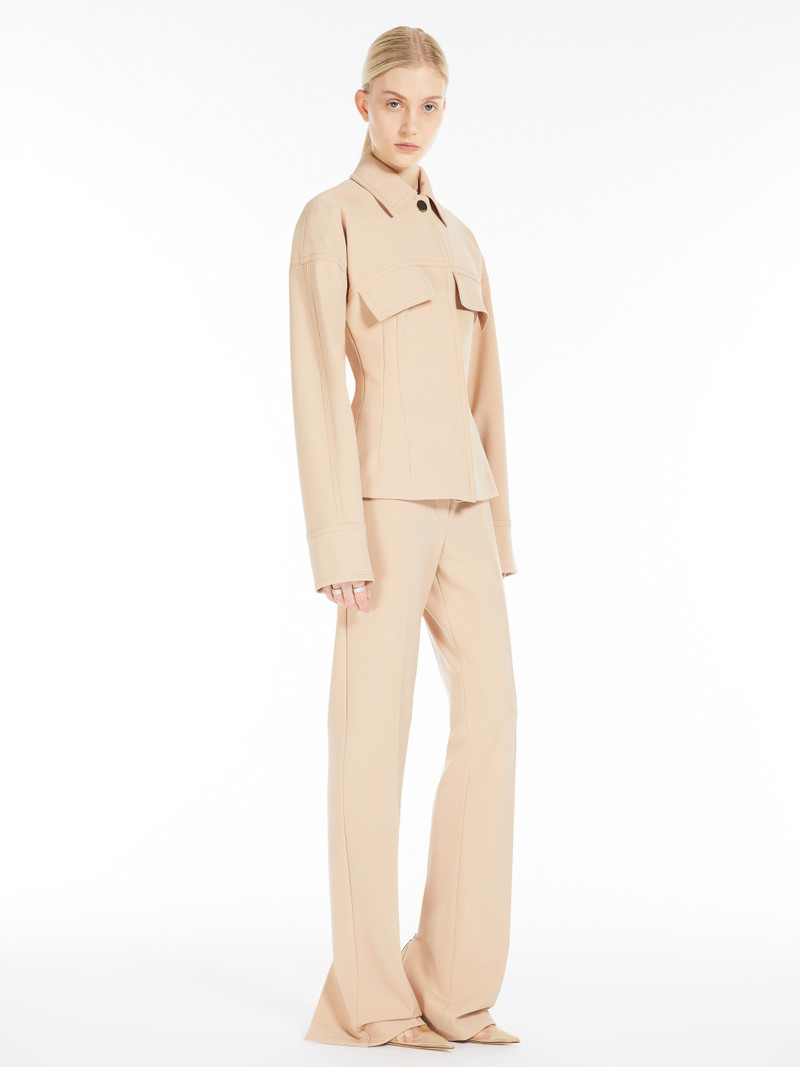 Sportmax ACCORDO1234 Short stretch viscose jacket - RUNWAY outlook