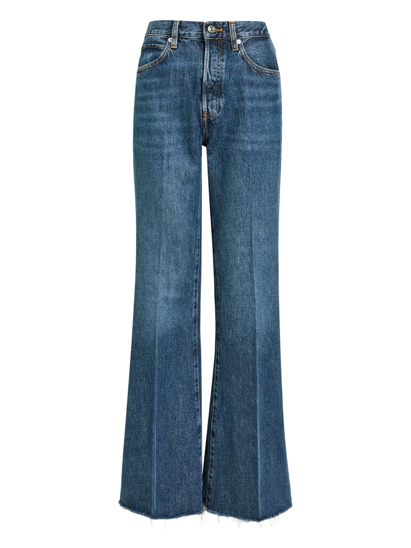 Frame The Lax Frayed Denim Jeans 1