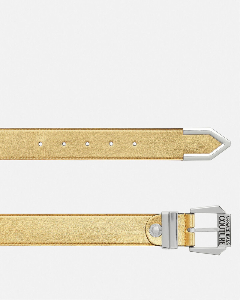 VERSACE JEANS COUTURE Logo Metallic Belt outlook