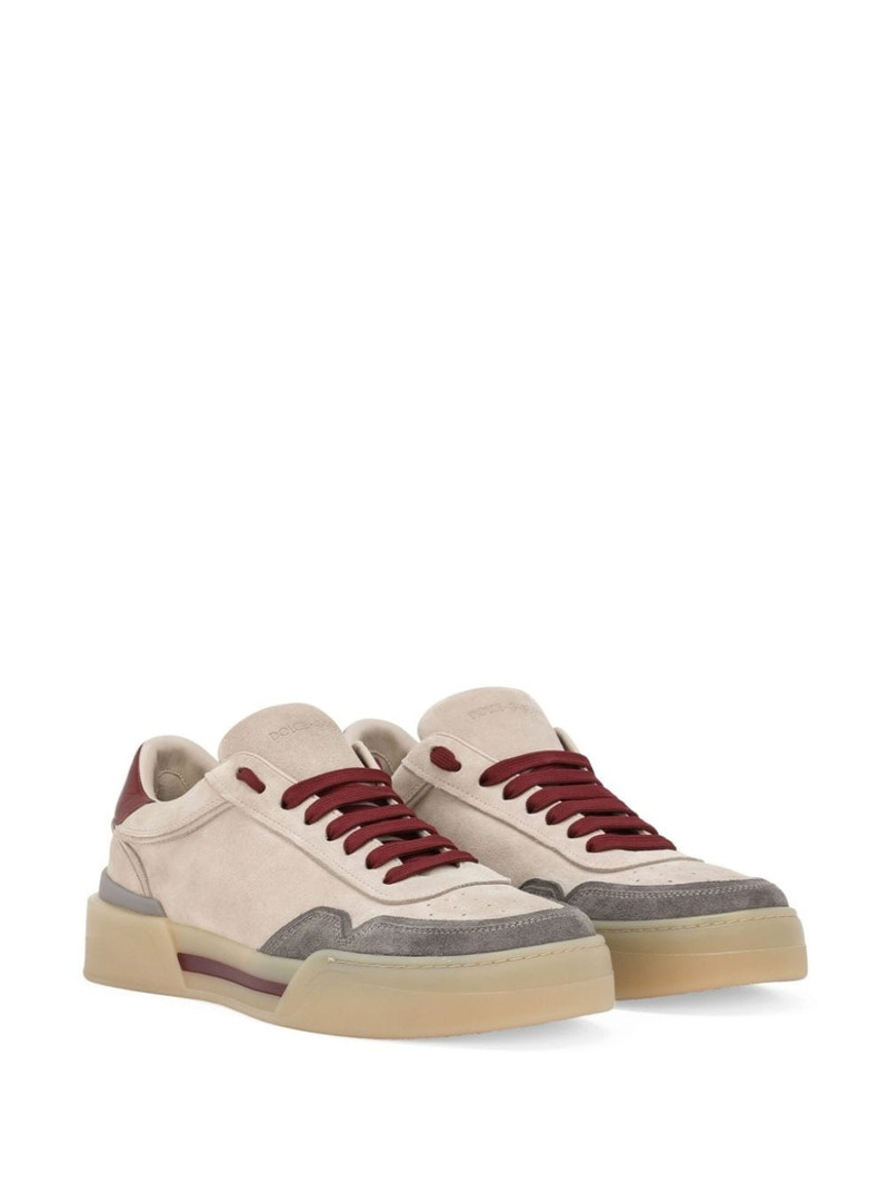 Dolce & Gabbana New Roma panelled suede sneakers outlook
