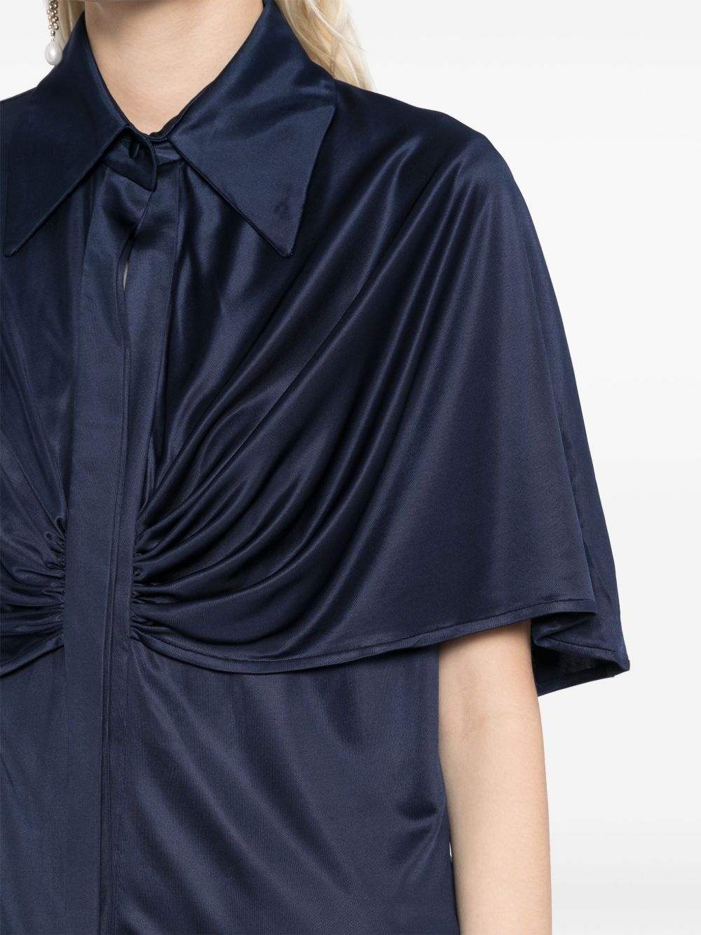 glossy jersey shirt - 5