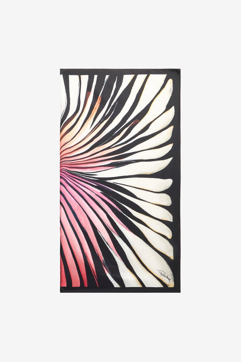 Ray Of Paradise Print Silk Stole 1