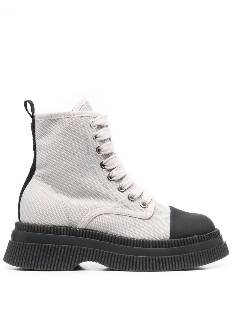 Creepers lace-up ankle boots 1