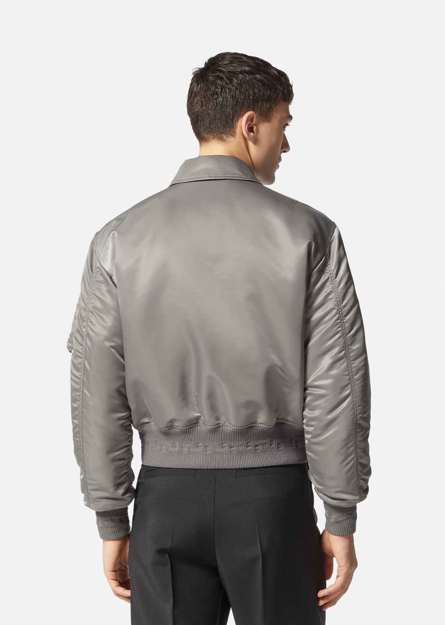 Logo Patch Bomber Jacket - 4