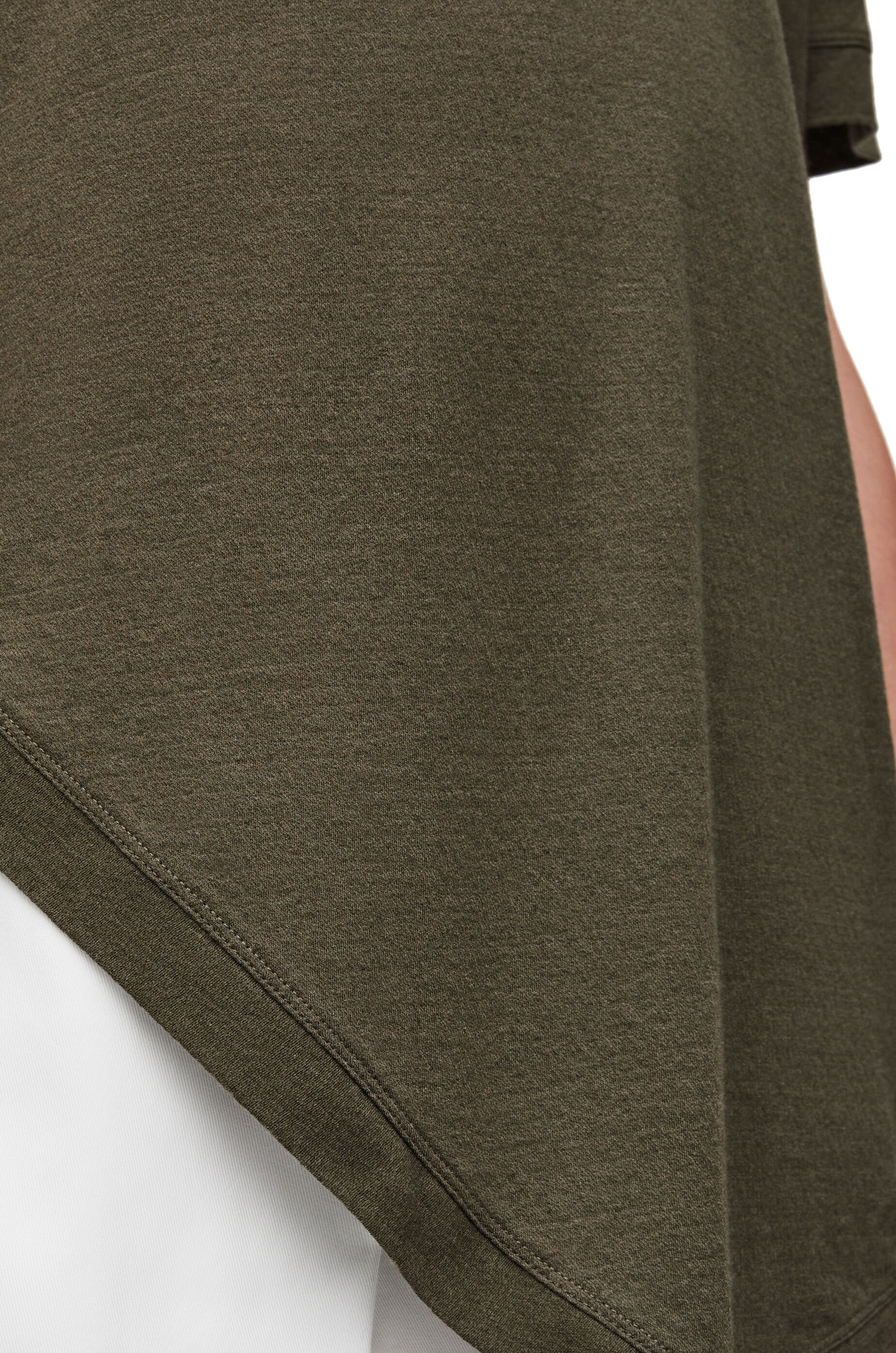 Asymmetric T-shirt in cotton blend - 5
