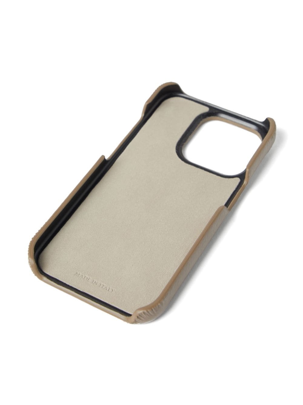 logo-debossed leather phone cover - 2