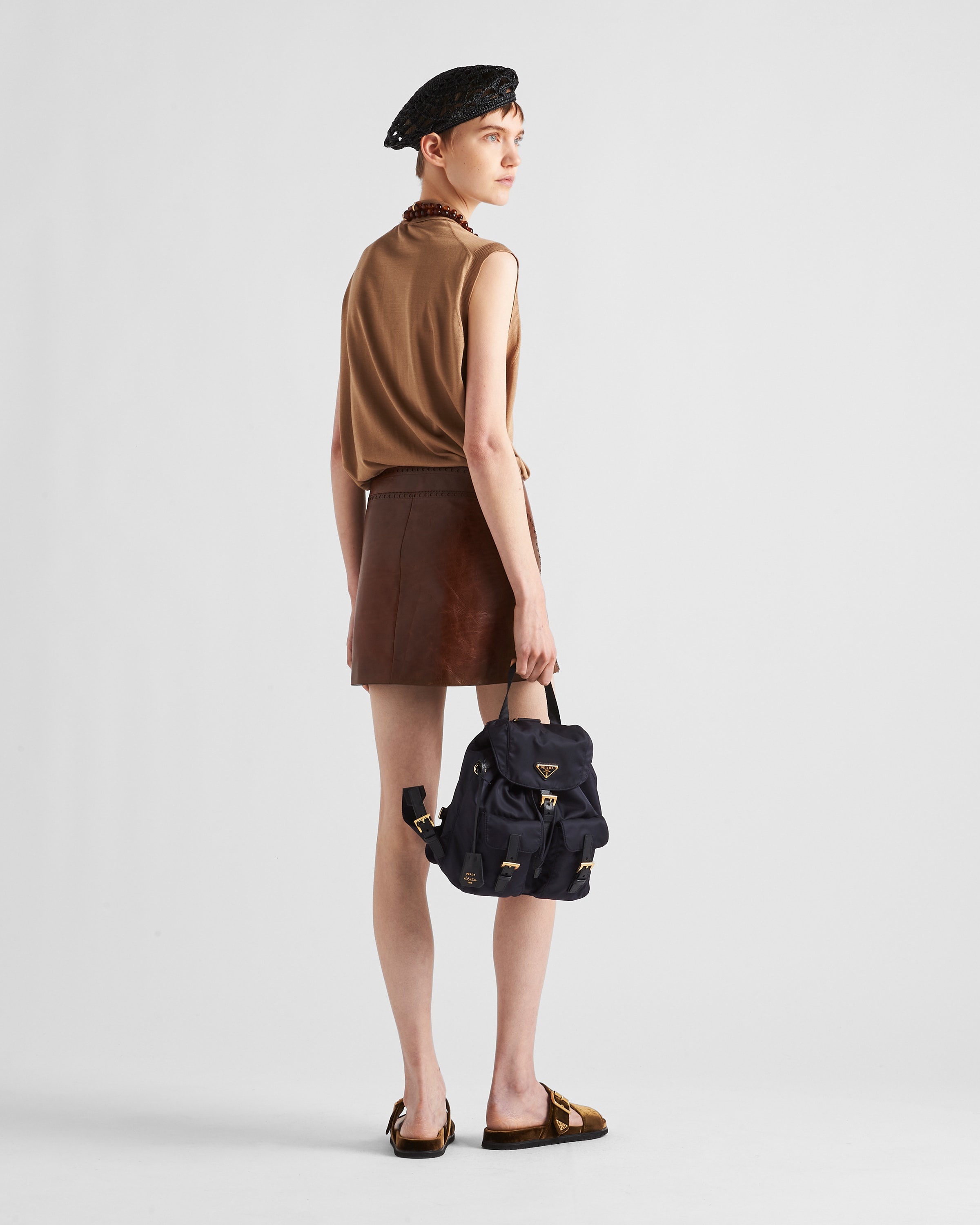 Leather miniskirt - 5