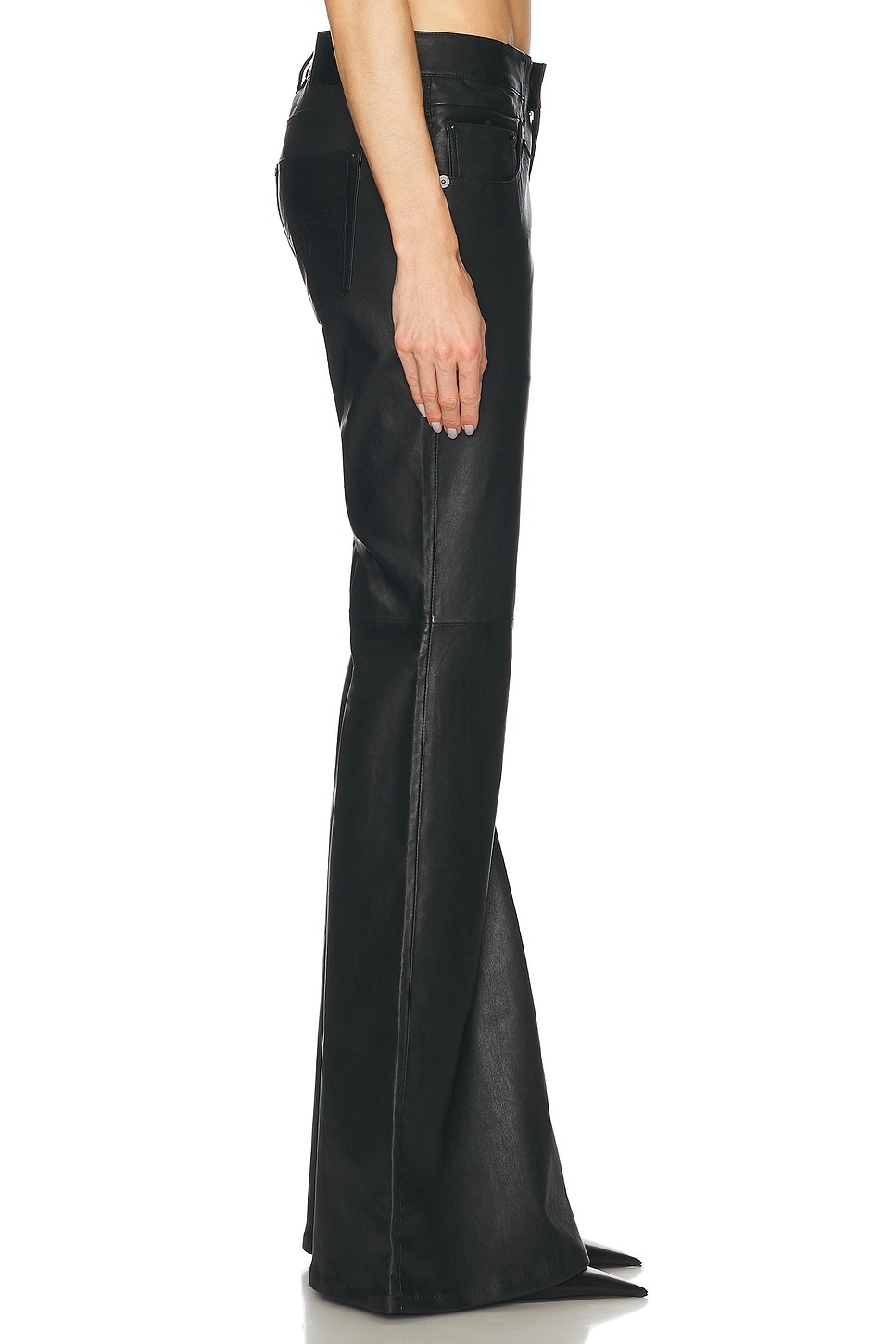 Boy Flare Leather Pant - 3