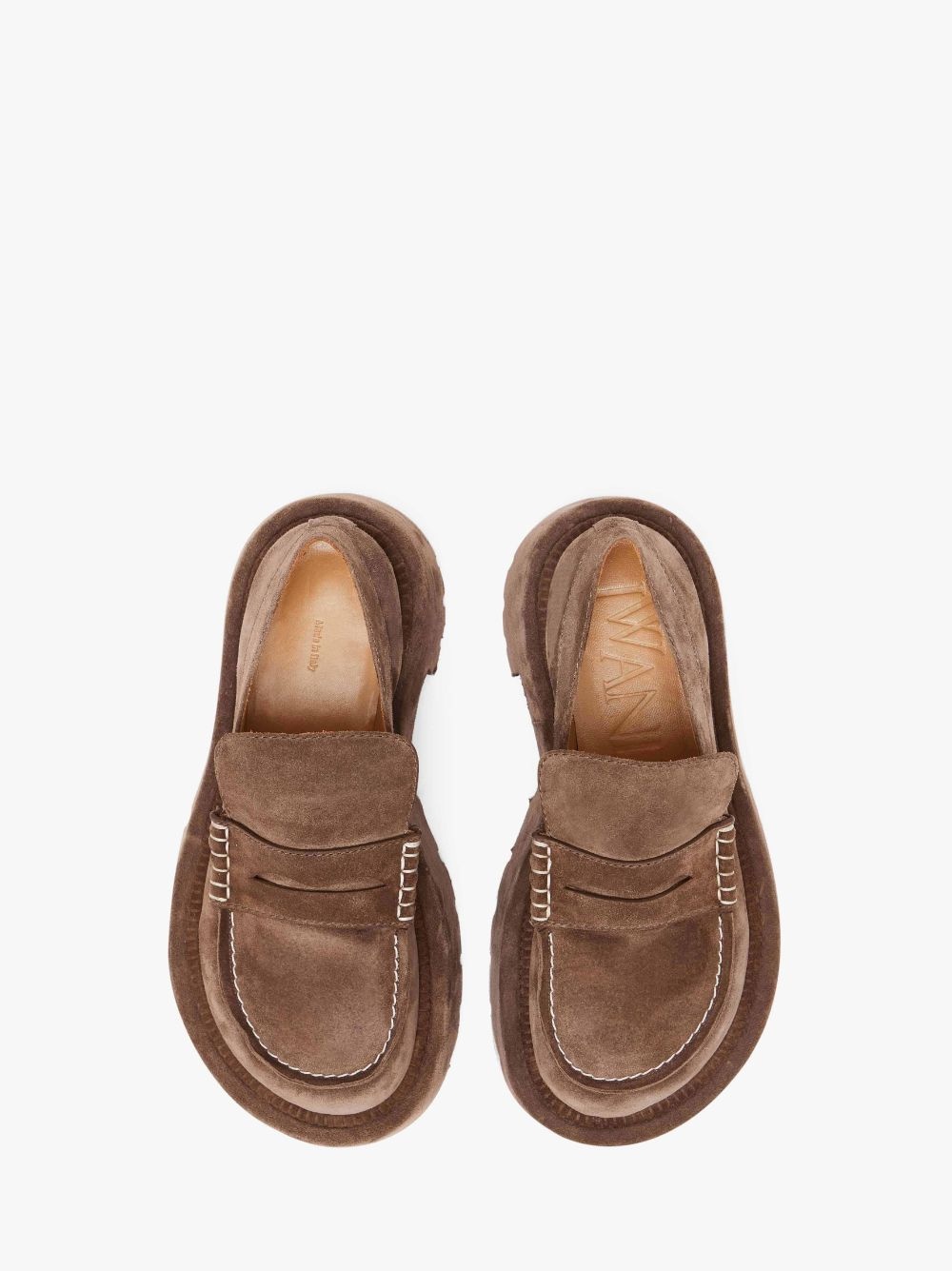 LEATHER PLATFORM MOCCASINS - 4