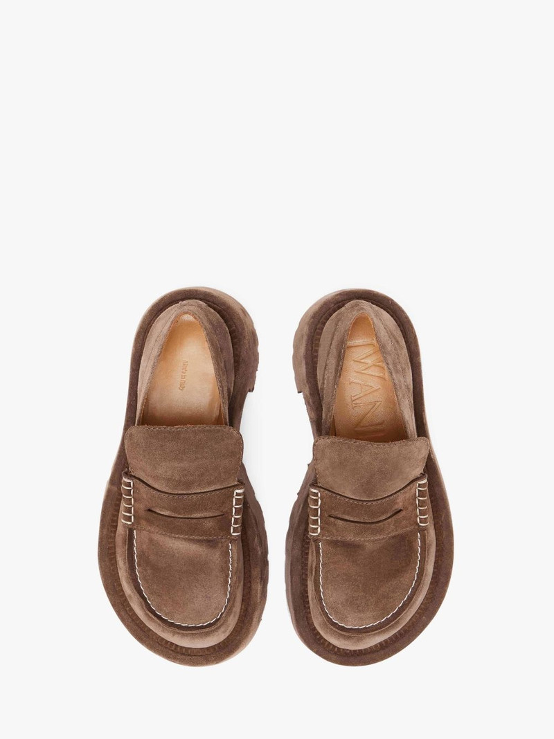 LEATHER PLATFORM MOCCASINS 4