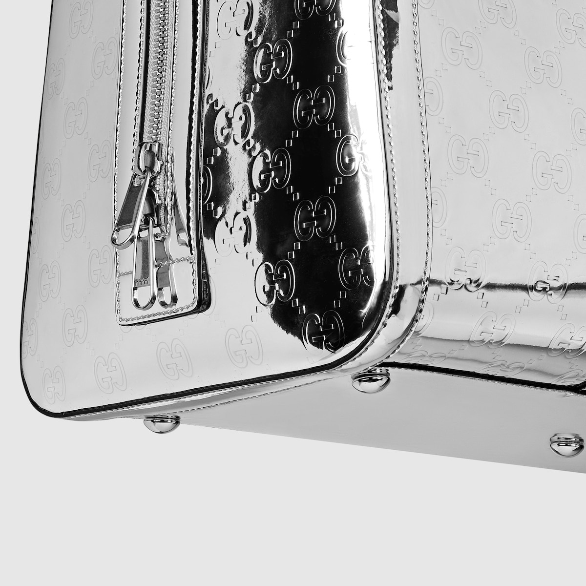 Medium embossed GG duffle bag - 7