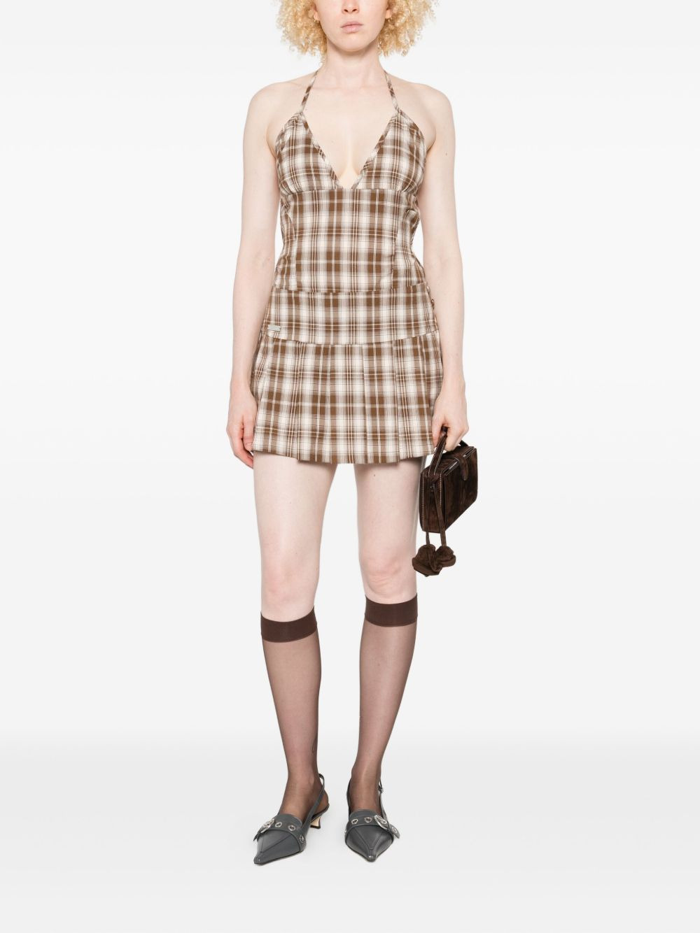 The Hoxton Check mini dress - 2