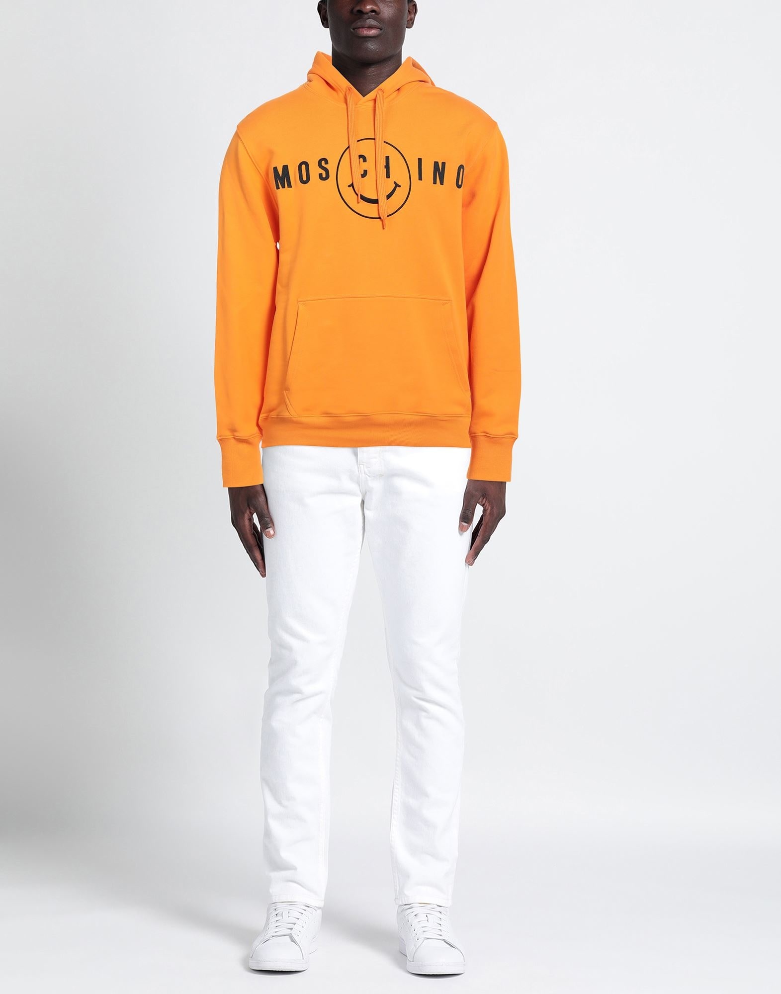 Orange Men's Hooded Sweatshirt - 2