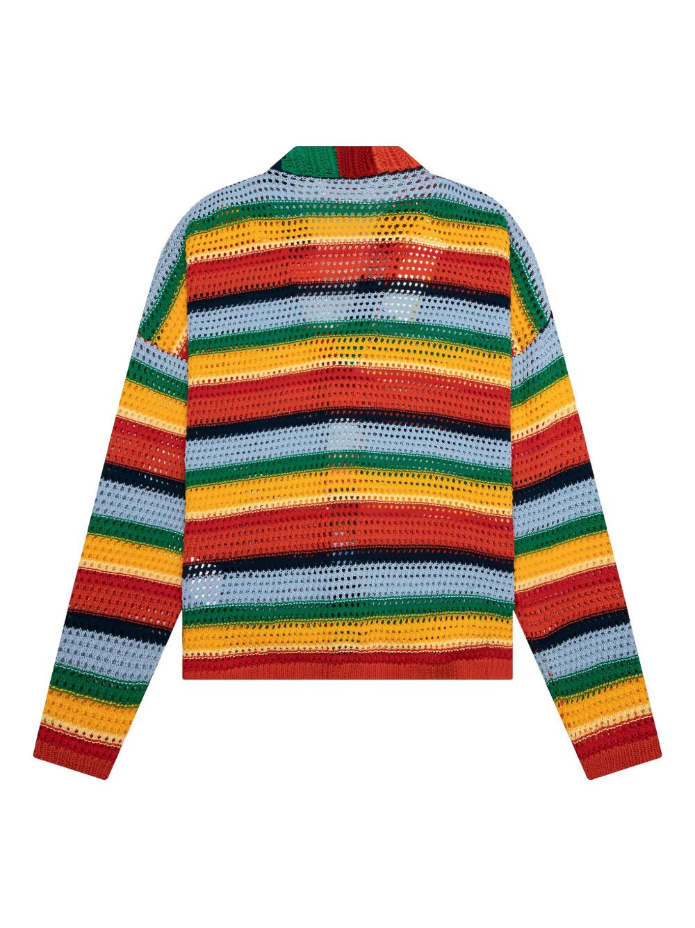 x No Vacancy Inn striped crochet cardigan - 2