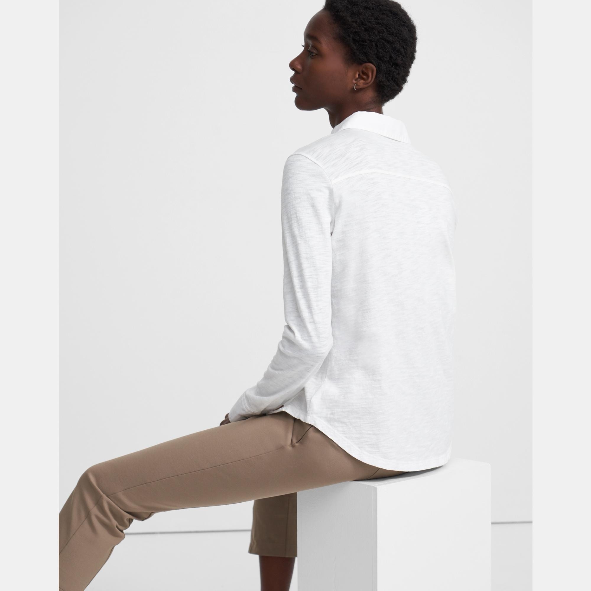 Button Up Shirt in Organic Cotton - 3