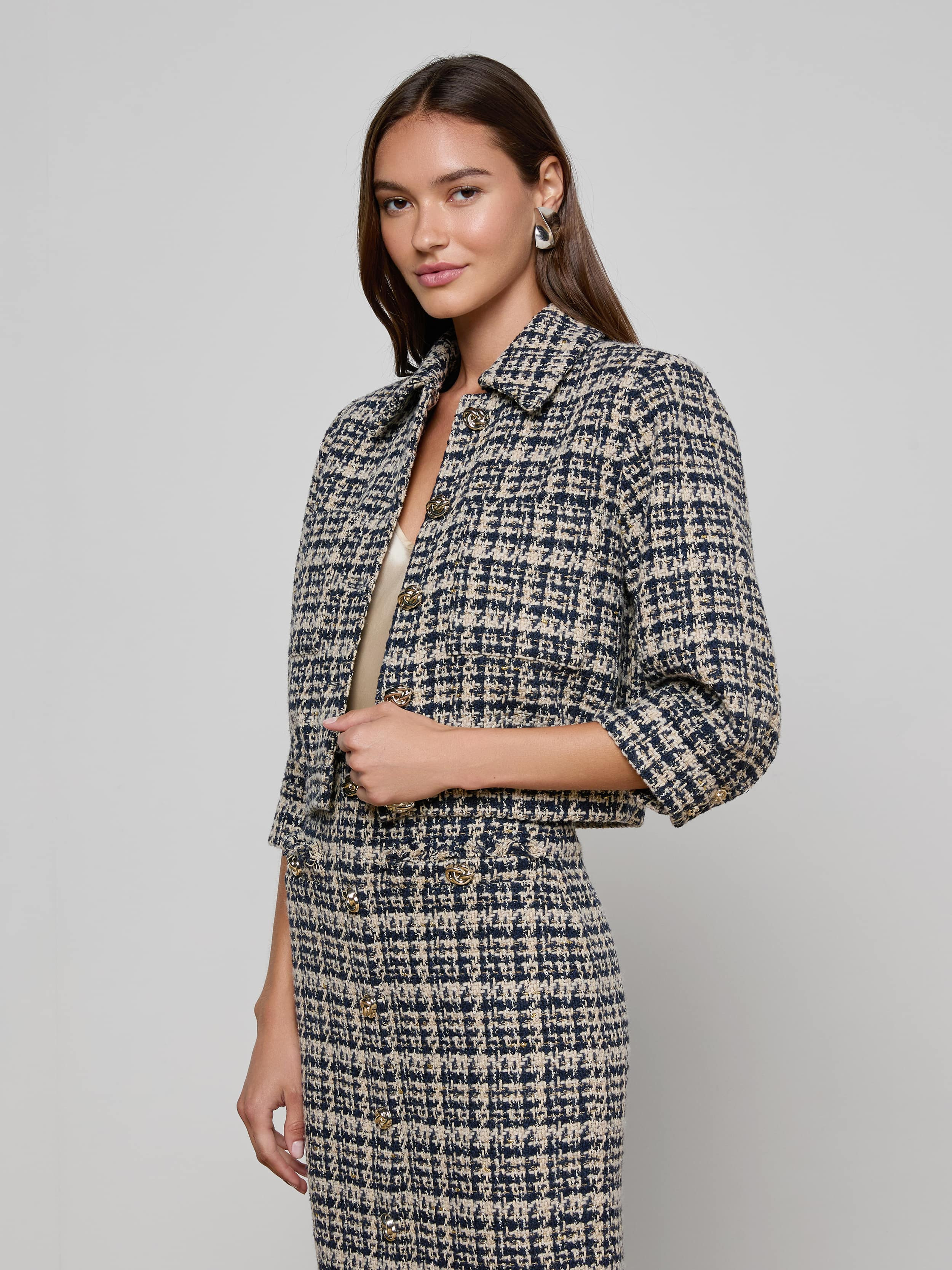 Jia Tweed Jacket - 3