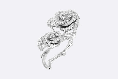 Dior Large Rose Dior Bagatelle Double Ring outlook