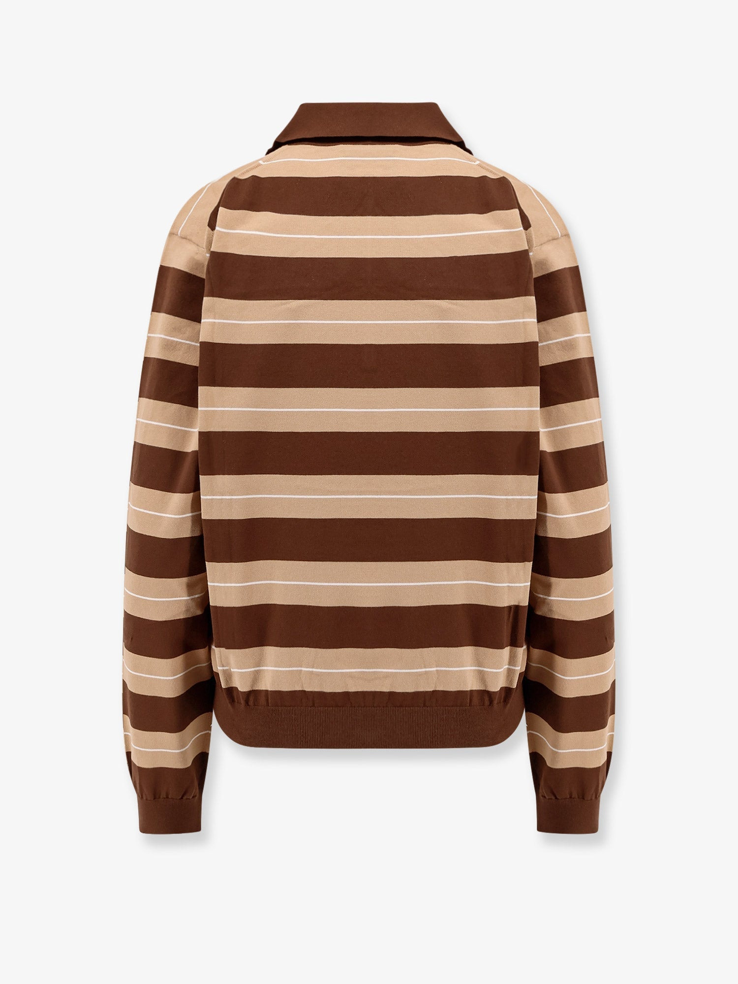 Miu Miu Women Striped Cotton Polo Shirt - 5