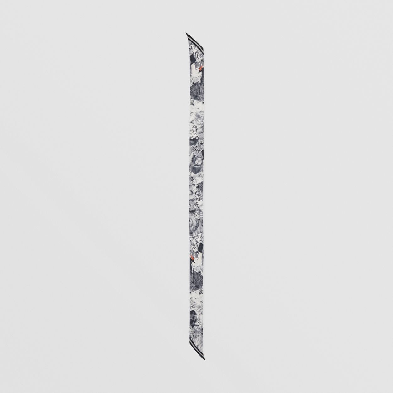 Animalia and Logo Print Silk Skinny Scarf - 6