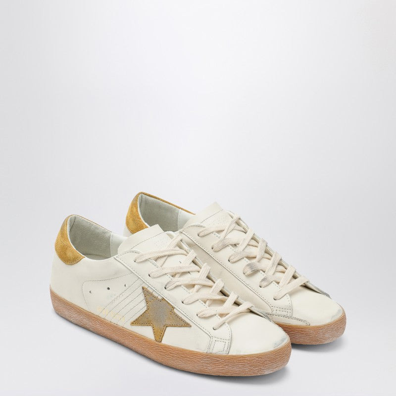 Golden Goose White/Ochre Super-Star Sneaker Women - 1