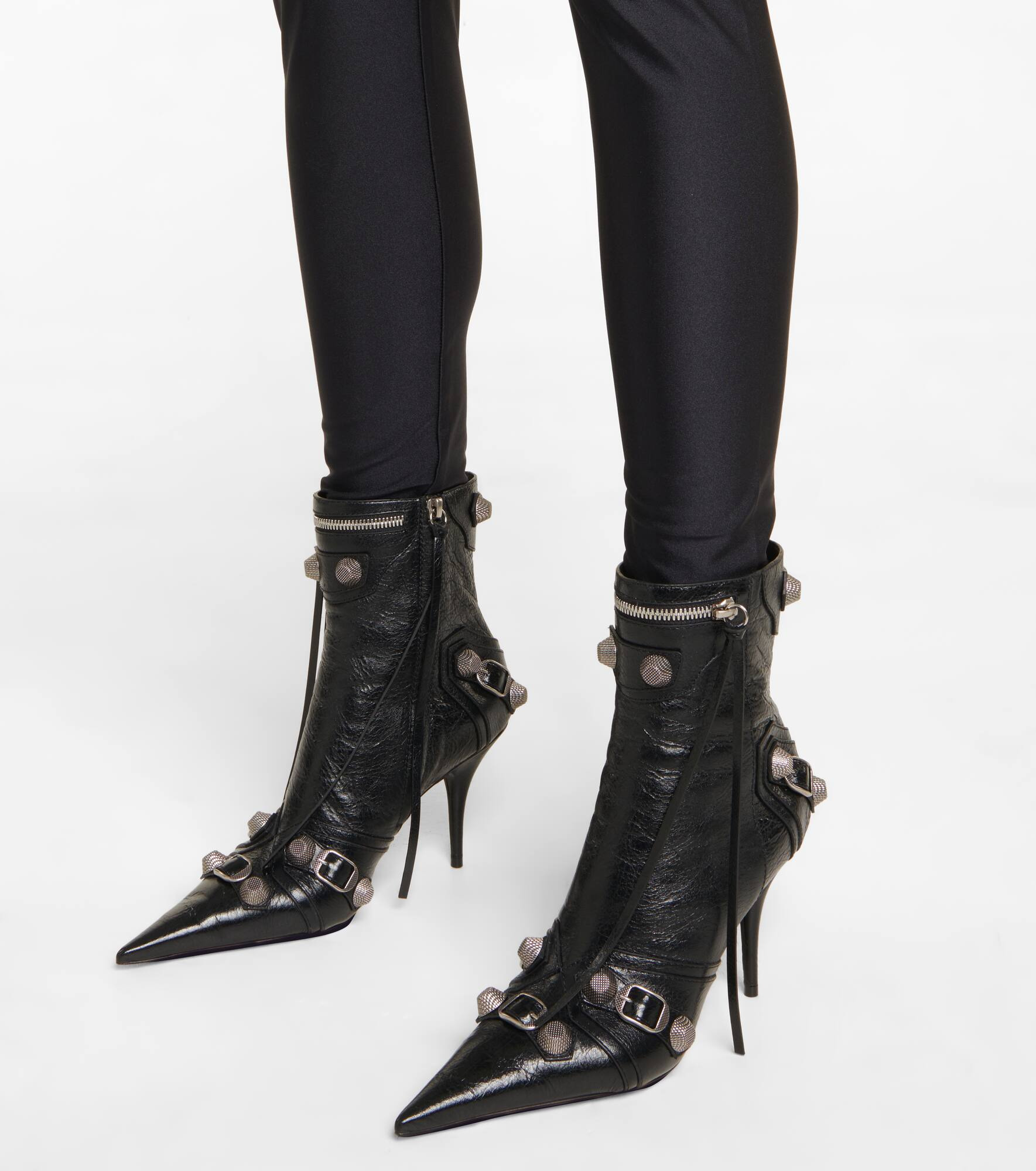 Cagole leather ankle boots - 4