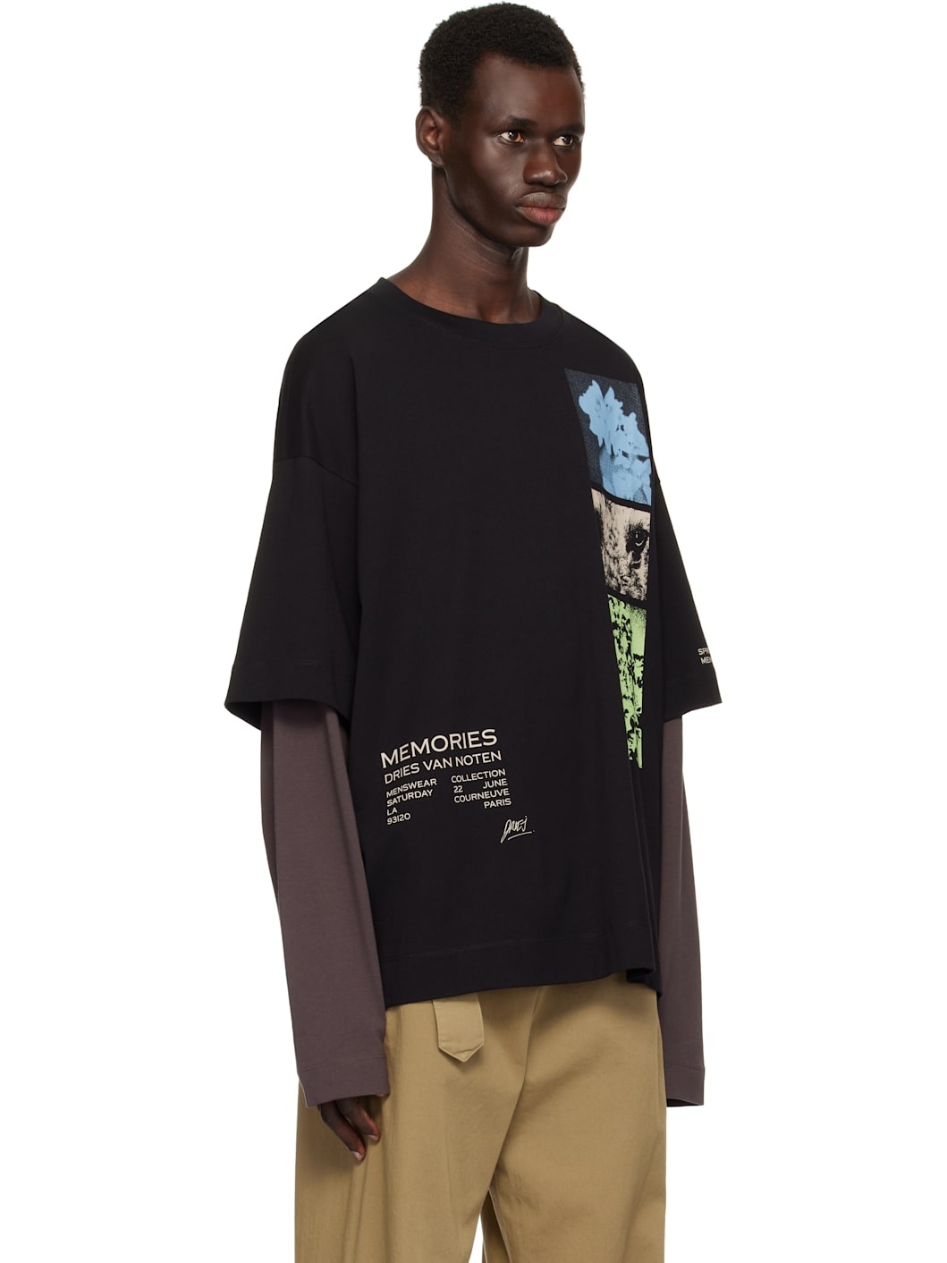 Black Layered T-shirt - 2