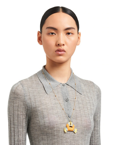 Prada Silver necklace outlook