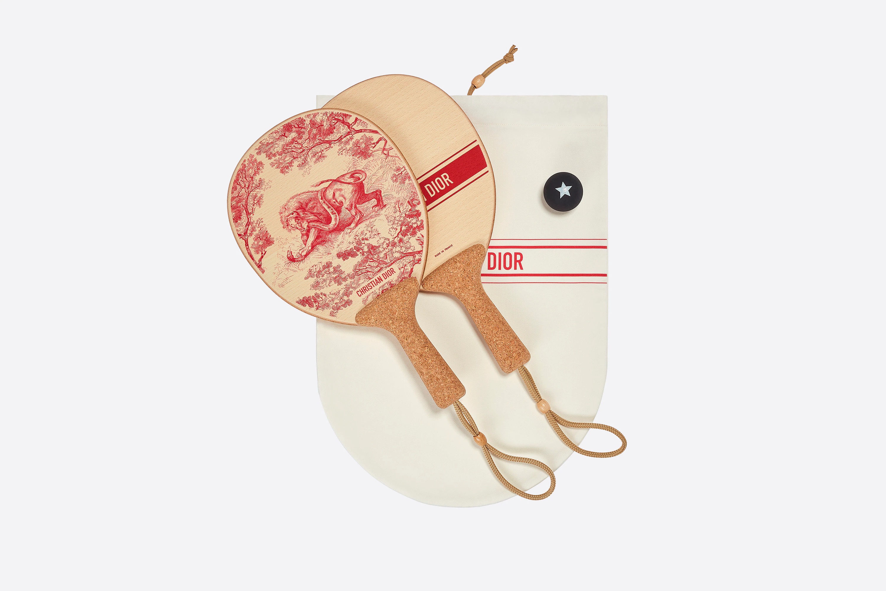 Set of 2 Beach Rackets and Balls - 1