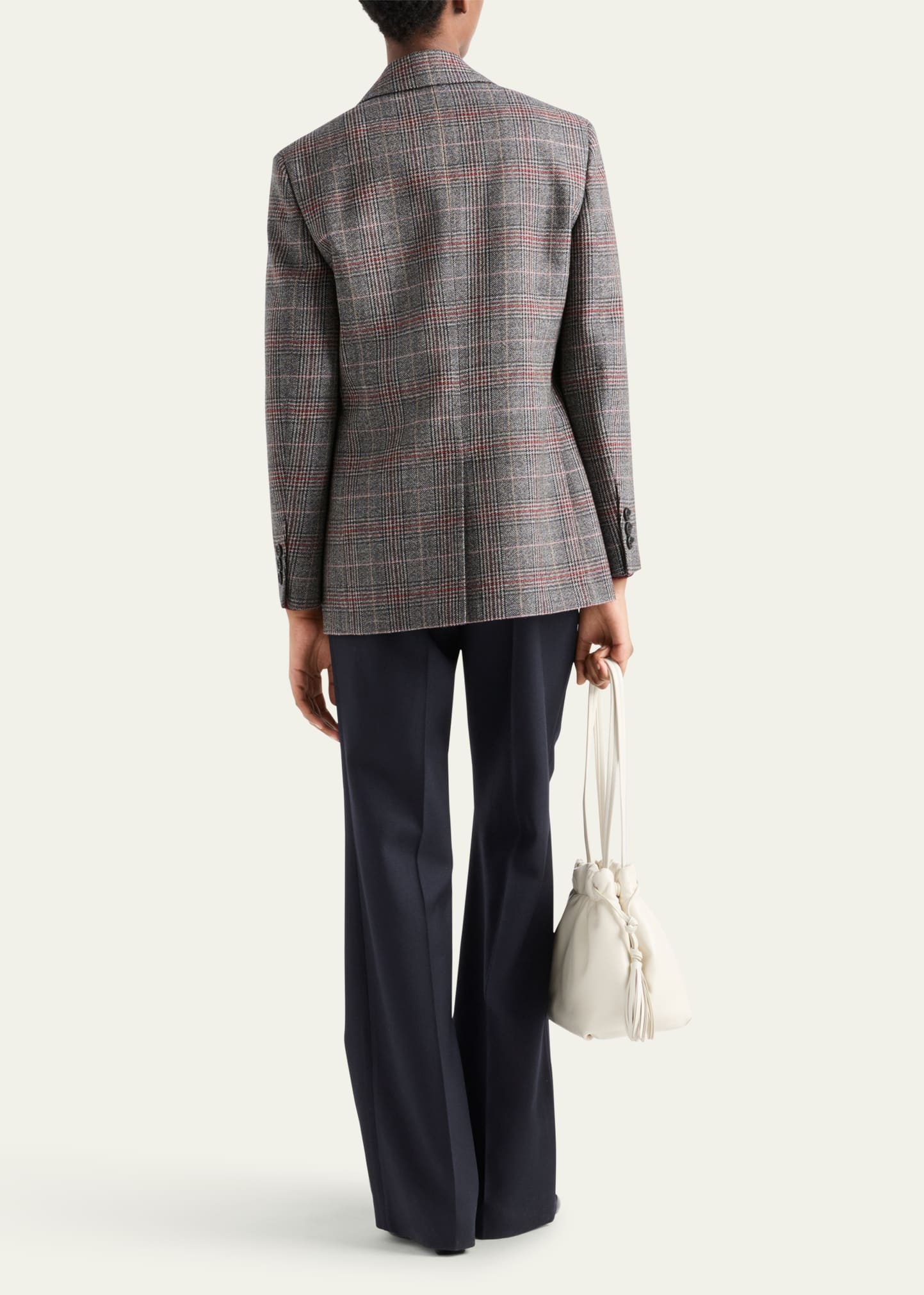 Prince of Wales Wool Blazer - 3