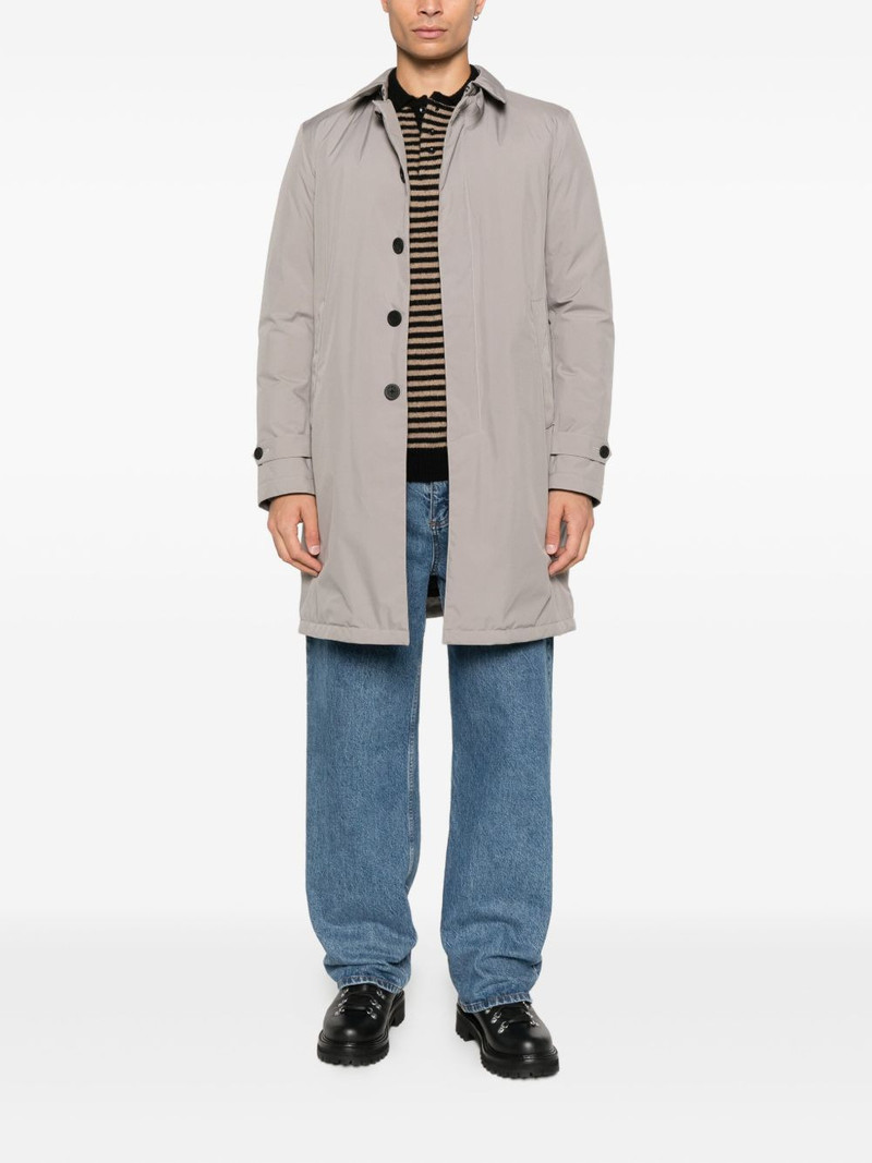 Herno buttoned coat outlook