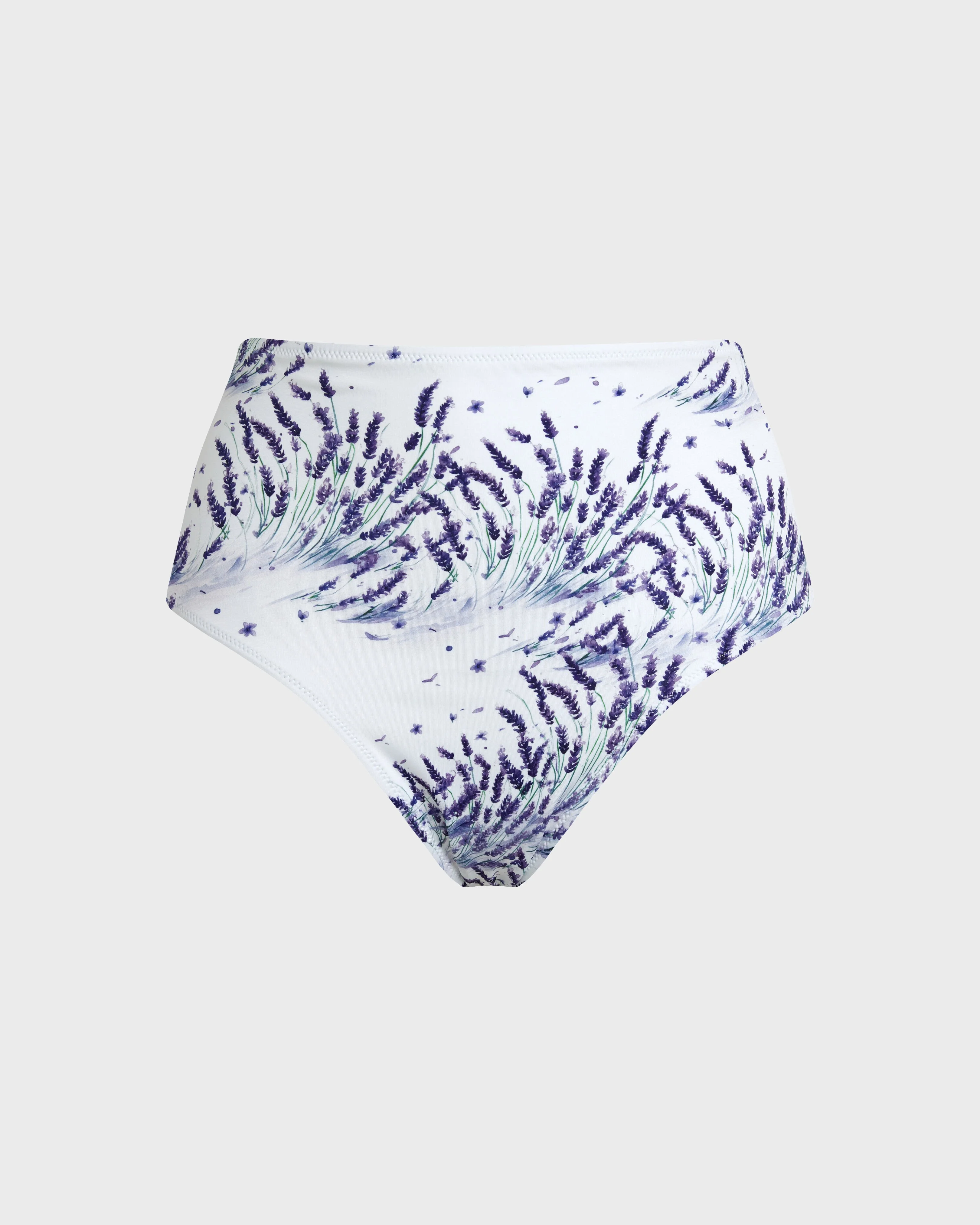 WOMEN HIGH-WAISTED BIKINI BOTTOM LAVENDER - IN STOCK MAY 12TH - 1