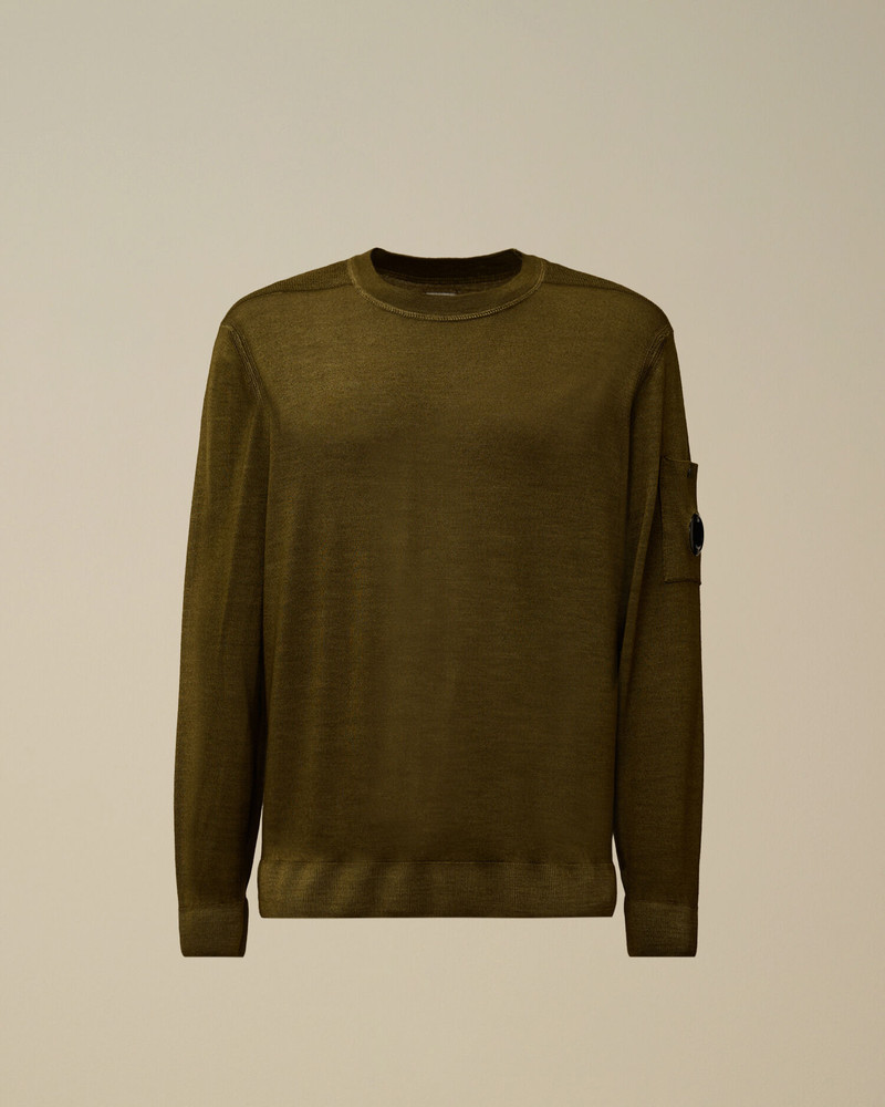Merino Wool Crewneck Lens Sweater 1