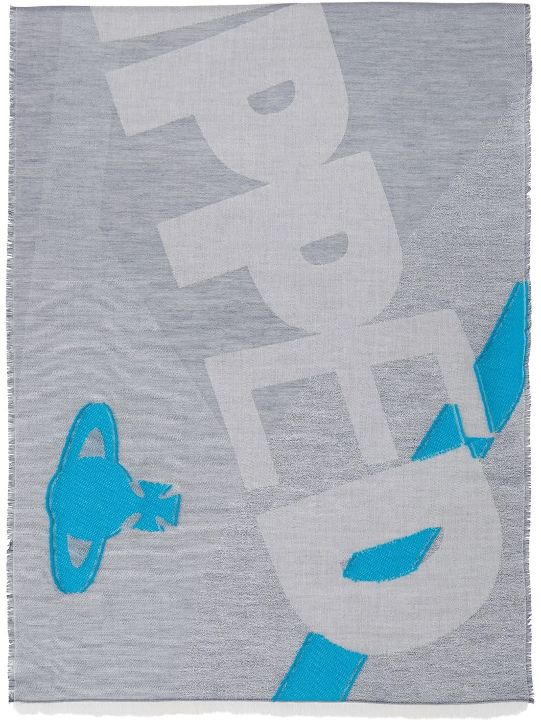 Navy 'Ripped And Ready' Scarf - 1