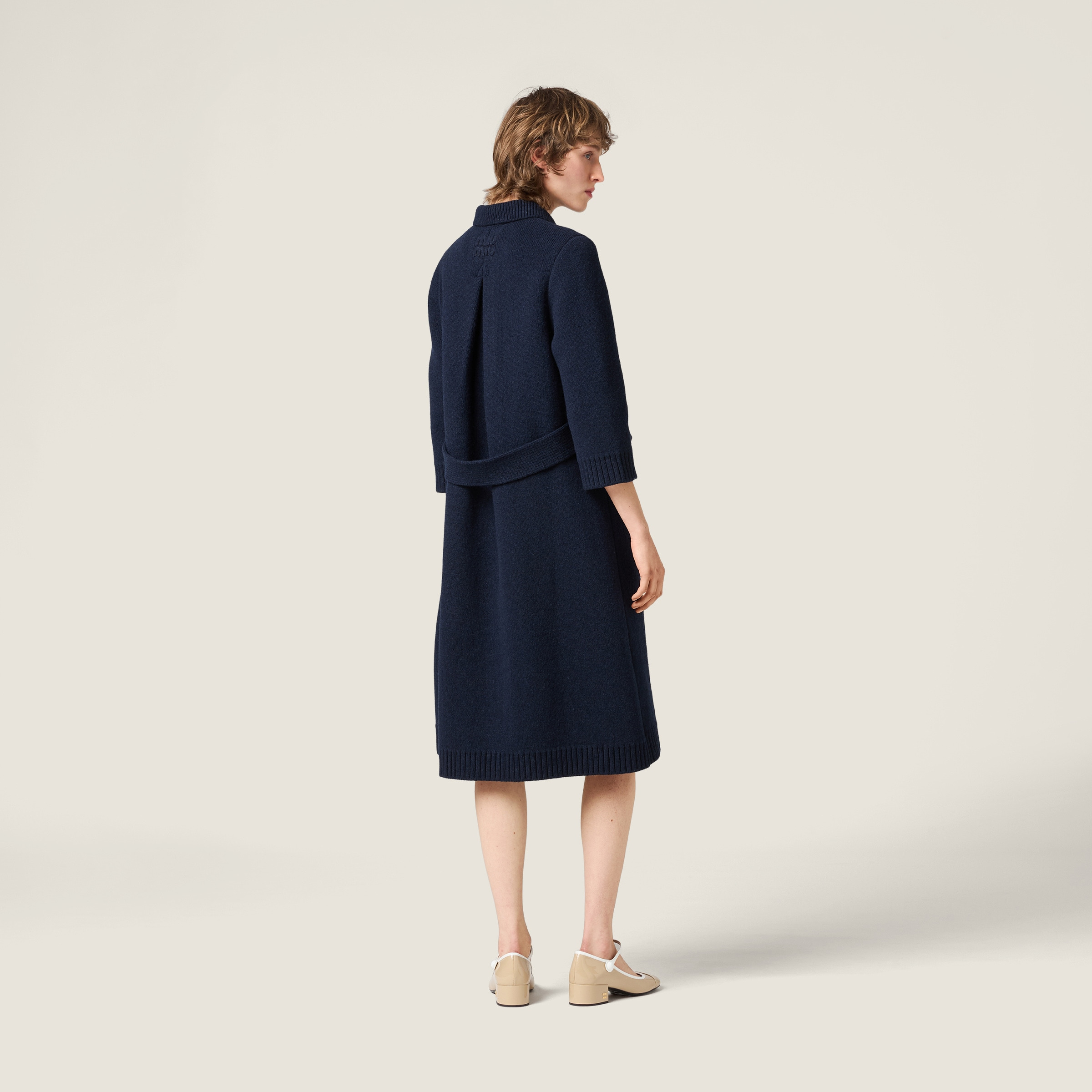 Shetland wool cardigan coat - 3