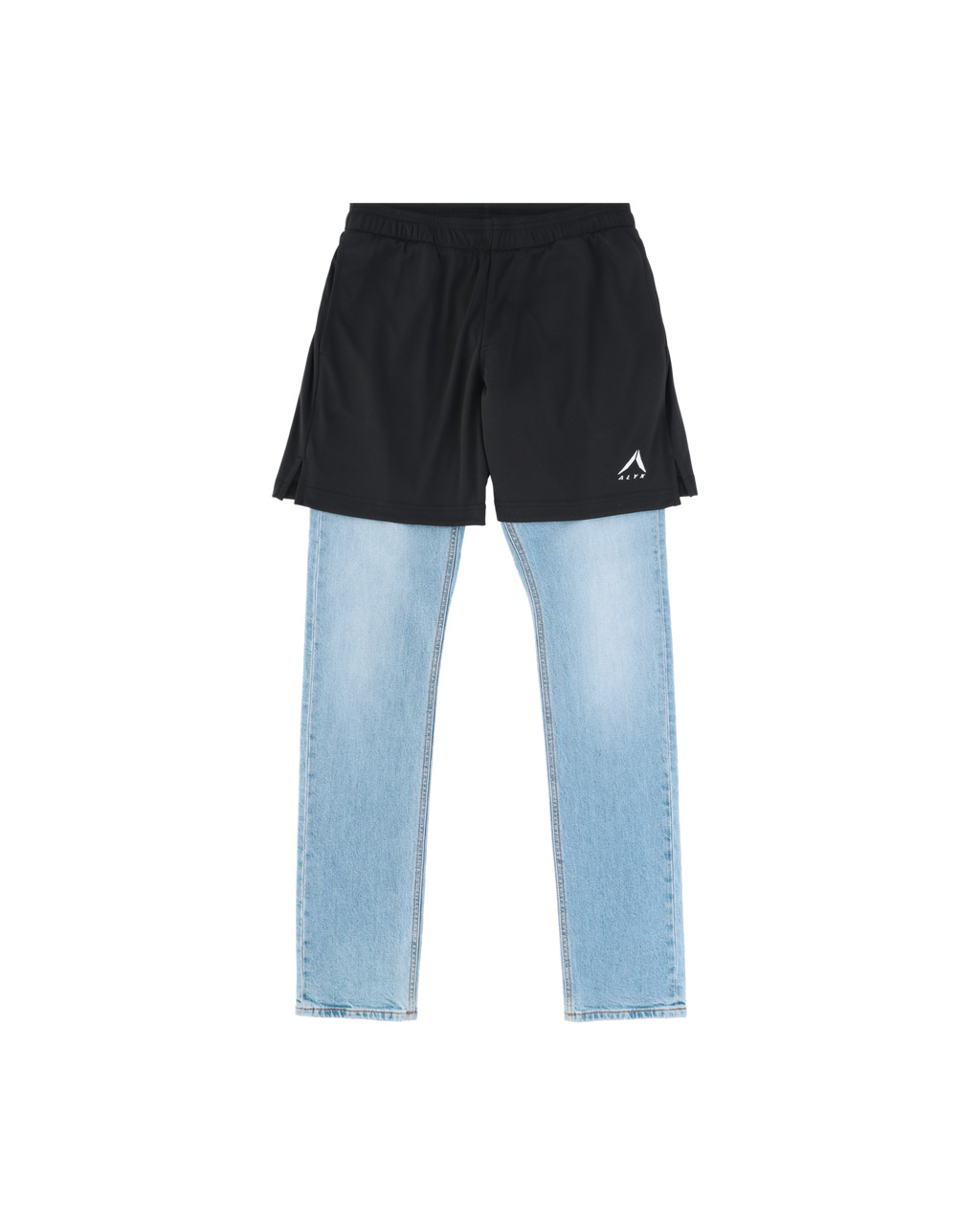 SKINNY JEAN WITH MESH SHORT - 1