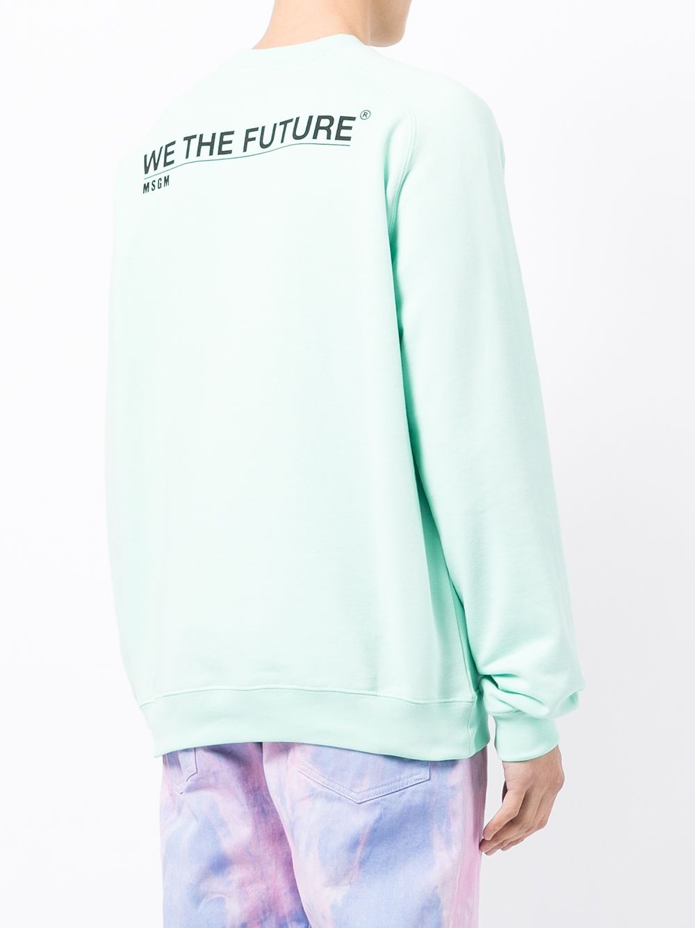 slogan print sweatshirt - 4