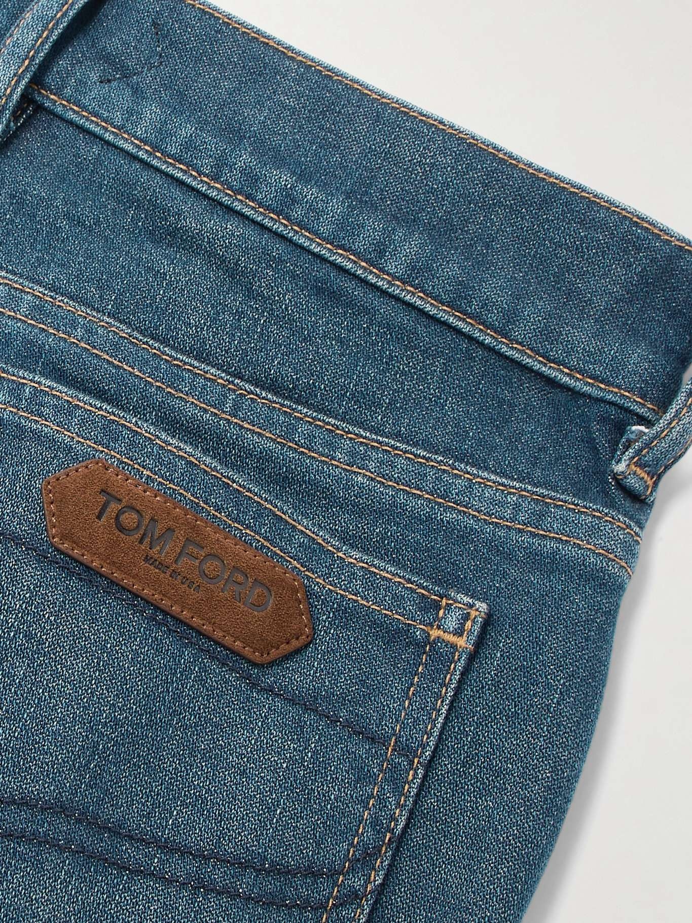 Mid-rise flared jeans Blue - 6