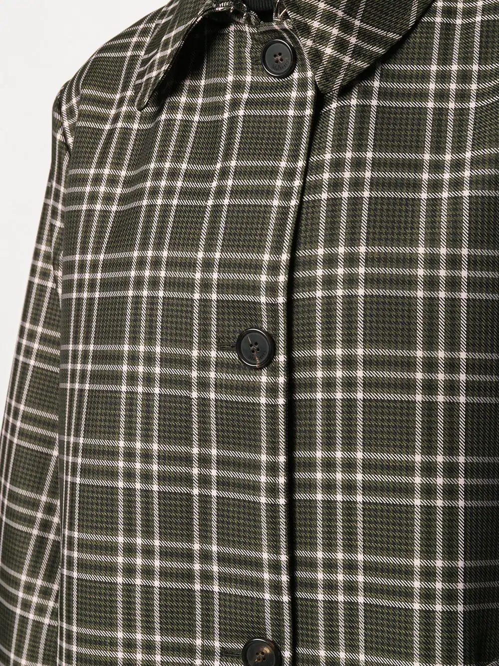 Isabella check technical coat - 5