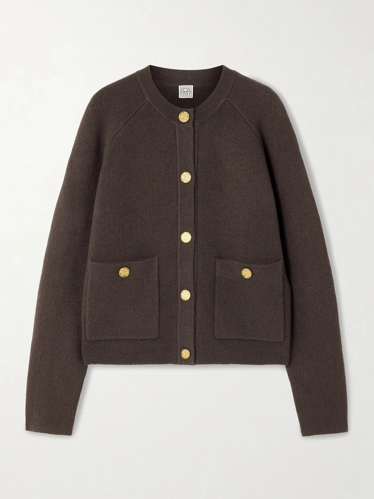 Ribbed Wool-blend Cardigan - 1