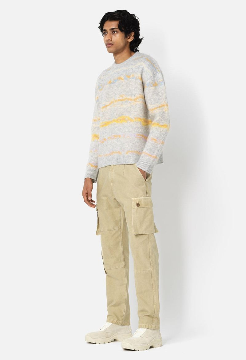 MOHAIR JACQUARD CREW 4