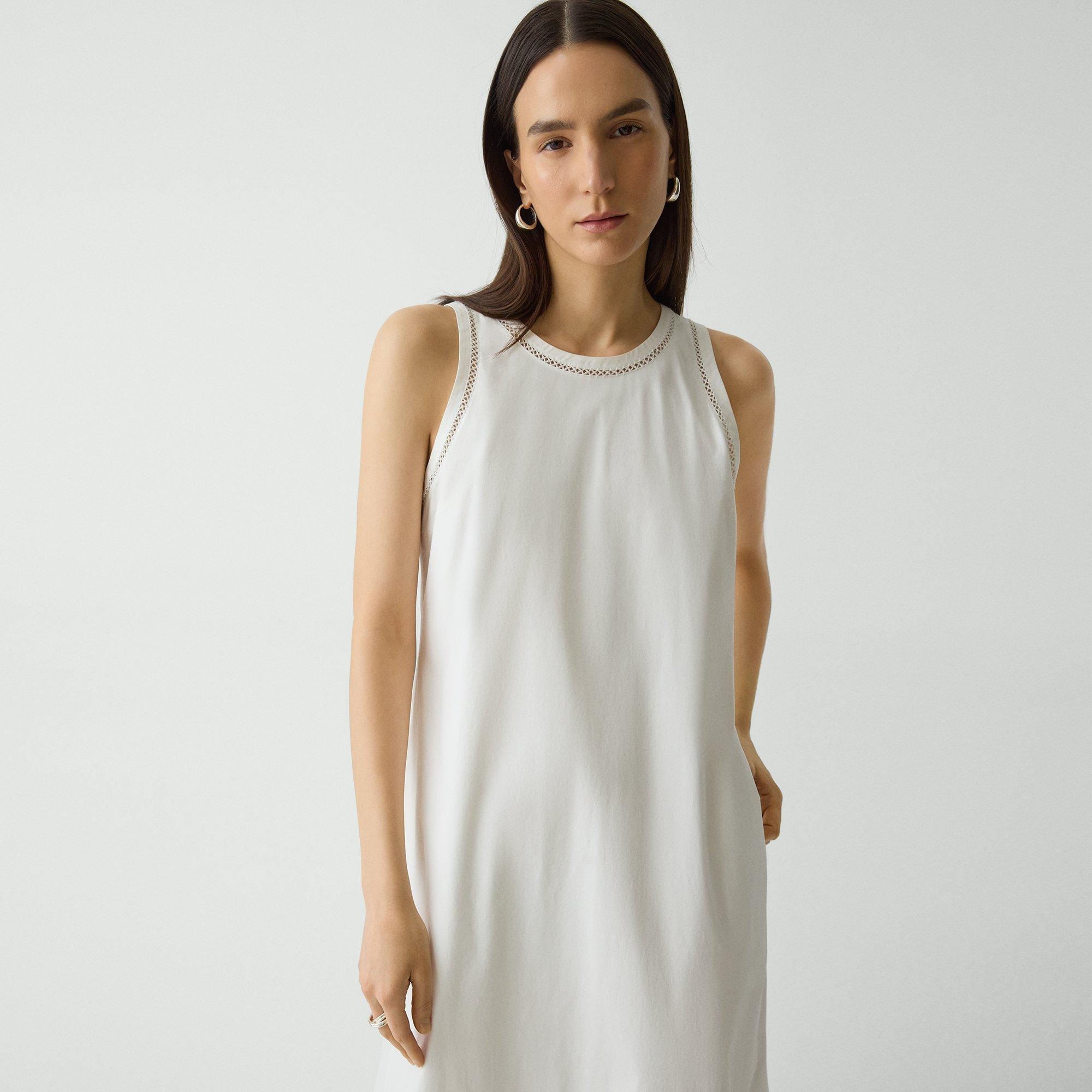 Maxi Tank Dress in City Poplin - 5