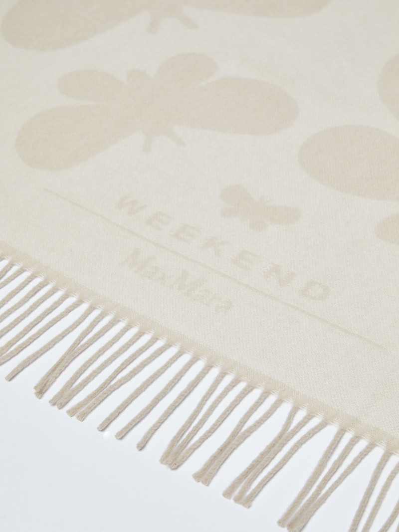 WEEKEND Max Mara CRESTA Jacquard wool stole outlook