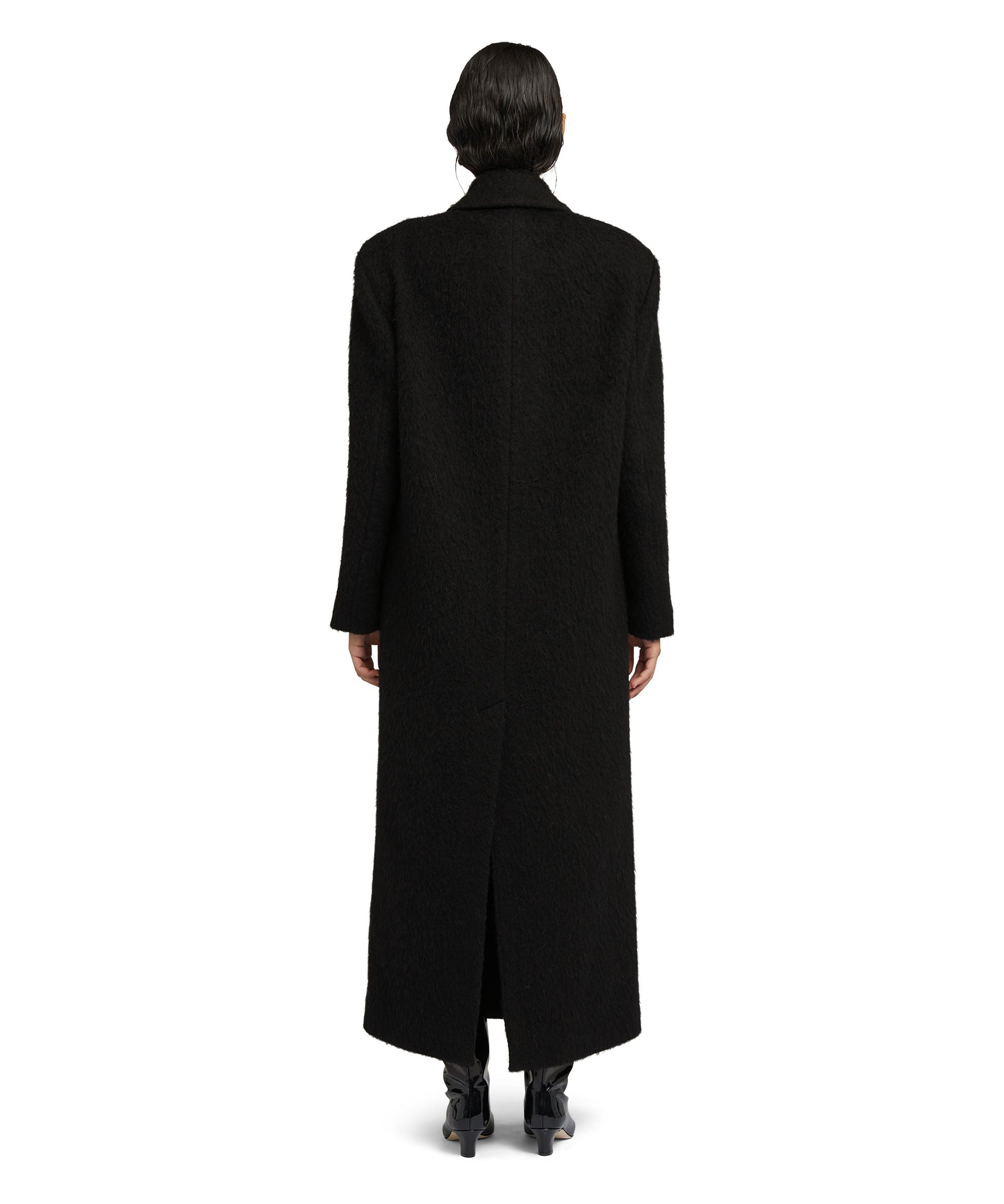 Blended wool "Brushed Wool felt" coat - 3